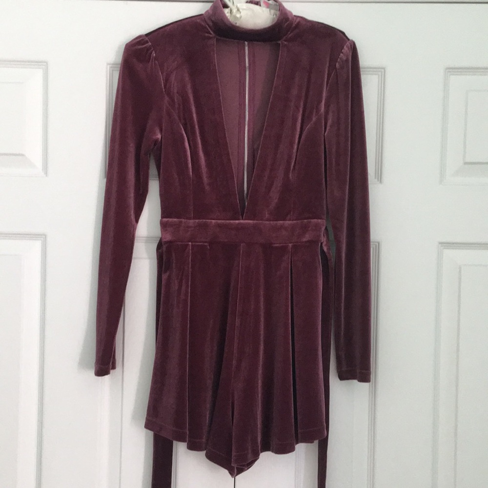 Velour Woman’s Romper by L’atiste size Small